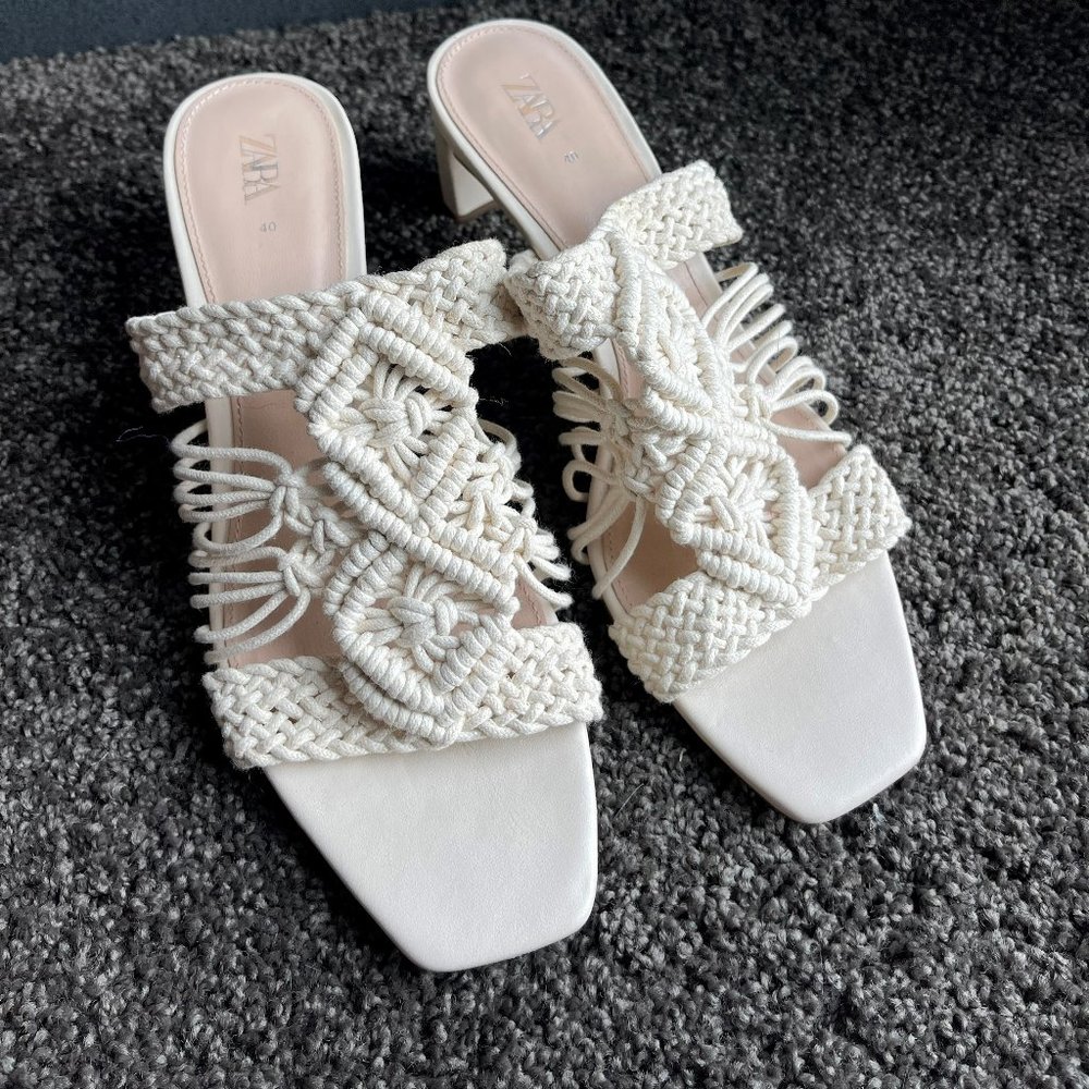 Zara woven sandals